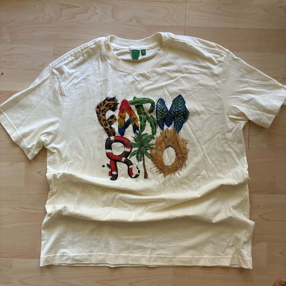 FARM Rio Wiled Relaxed Feminina Média Natureza Tee